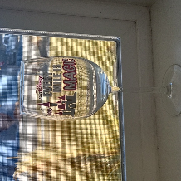 Disney Other - RunDisney 2016 Every Mile is Magic Wine Glass